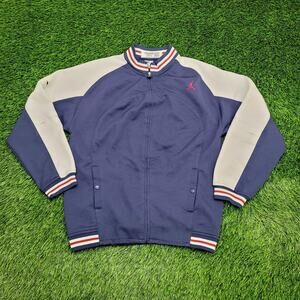 NIKE Air-Jordan Track Jacket Womens Large 20x24 Baggy